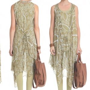 NWT - Long Sheer Sheath Tunic